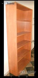 libreria ancora imballata colore ciliegio