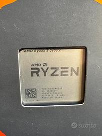 CPU AMD Ryzen 5 2600X  con Dissipatore originale