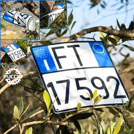 🚹TARGA REPLICA UFFICIALE INDISTRUTTIBILE🚹