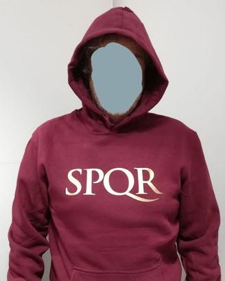 Felpa Roma SPQR con cappuccio