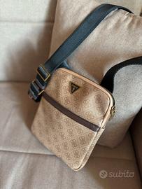 Guess MILANO FLAT - Borsa a tracolla - beige/brown