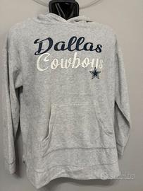 NFL Team  felpa con M grigia Dallas Cowboys logo