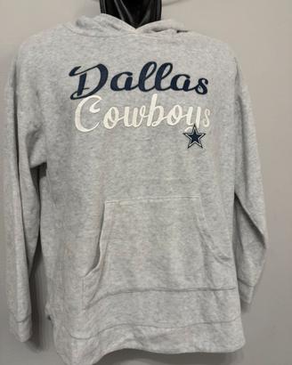 NFL Team  felpa con M grigia Dallas Cowboys logo