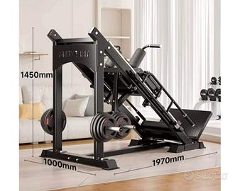 leg Press hack squat palestra 