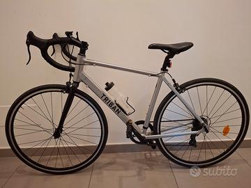 bici triban rc 100 da corsa / gravel - come nuova