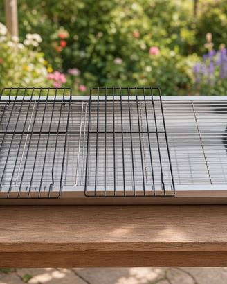 Barbecue Inox Emi Style 70x31 cm NUOVO