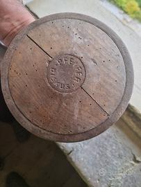 Disco in legno dell'1900,usato in atletica leggera