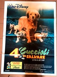 MANIFESTO 4 CUCCIOLI DA SALVARE - WALT DISNEY