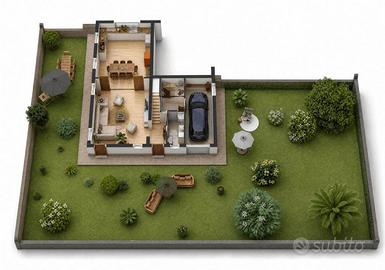 Villa di 200 m² con più di 5 locali e box auto a C