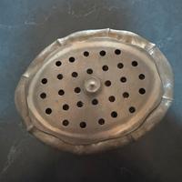 Portafiori antico peltro