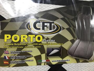 Coppia Schienali Imbottiti Copri Sedili NUOVI