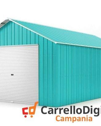 Baracca cantiere 438x724 con saracinesca azzurro
