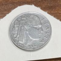 moneta italiana 20 centesimi anno 1940