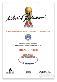 Autografo Silvio Berlusconi su Brochure + COA