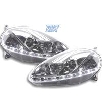 FARI PER FIAT GRANDE PUNTO 09- LUCE DIURNA A LED