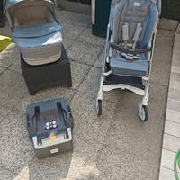 Trio Inglesina chiusura ad ombrello