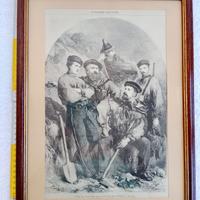 Stampa d'epoca rarissima, 33x43