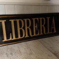 Insegna in ferro “LIBRERIA”