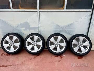 4 cerchi e gomme Audi 17'