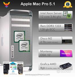 Apple Mac Pro 128 gb di ram