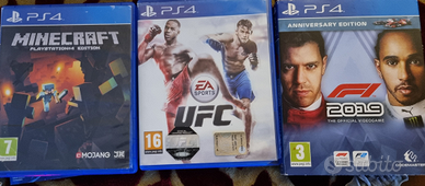 Giochi ps4 Messina - Minecraft - F1 2019 - UFC