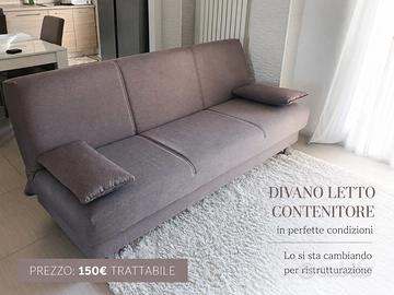 Divano letto contenitore 