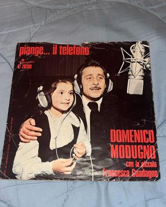 vinile 45 piange il telefono Domenico Modugno 