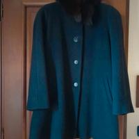 Cappotto di lana nero 