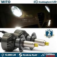 KIT LED H7 PER Alfa MITO Fari LENTICOLARI 12000LM