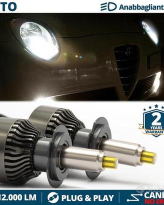 KIT LED H7 PER Alfa MITO Fari LENTICOLARI 12000LM