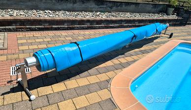 Rullo avvolgitelo per piscina interrata