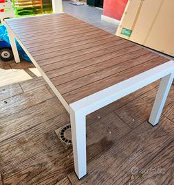 Tavolo Allungabile 3 metri Bianco o Nero Antiruggi