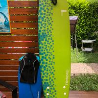Tavola surf onda + bodyboard + mutino bambino