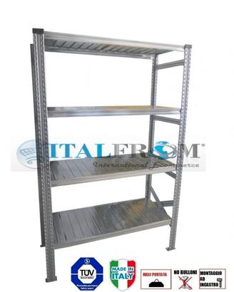 Scaffalatura da magazzino  H 200 cm , L 120,P60