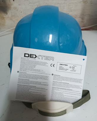 Casco antinfortunistico Dexter Blu(Nuovo mai us)