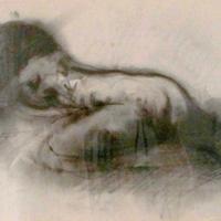 Pastello dell'artista Giuseppe Ajmone