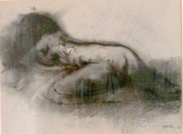 Pastello dell'artista Giuseppe Ajmone