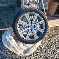 Cerchi 17" Peugeot+ treno gomme estive