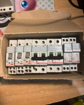 Lotto Materiale Elettrico da Quadro