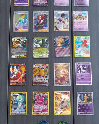 Carte Pokemon selezione con 2 "monete"