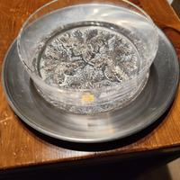 insalatiera cristallo e inox