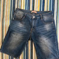 Jorts denim vintage faded blue 90's