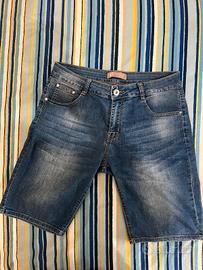Jorts denim vintage faded blue 90's