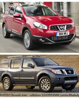 Ricambi nissan qashqai +2-pathfinder 2008-2026