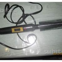 Piastra e spazzola elettrica x capelli