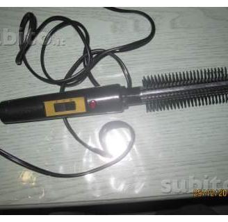 Piastra e spazzola elettrica x capelli
