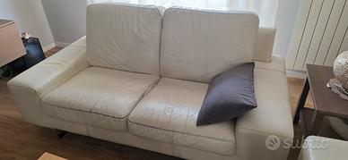 Coppia divani in vera pelle