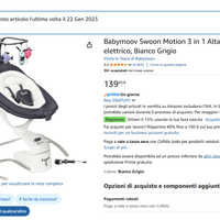 dondolo babymoov swoon motion