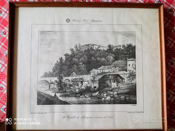 Quadro con castello di Alpignano