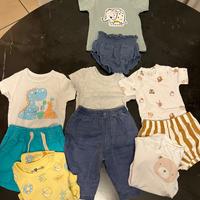 5 completini neonato 1-3 mesi